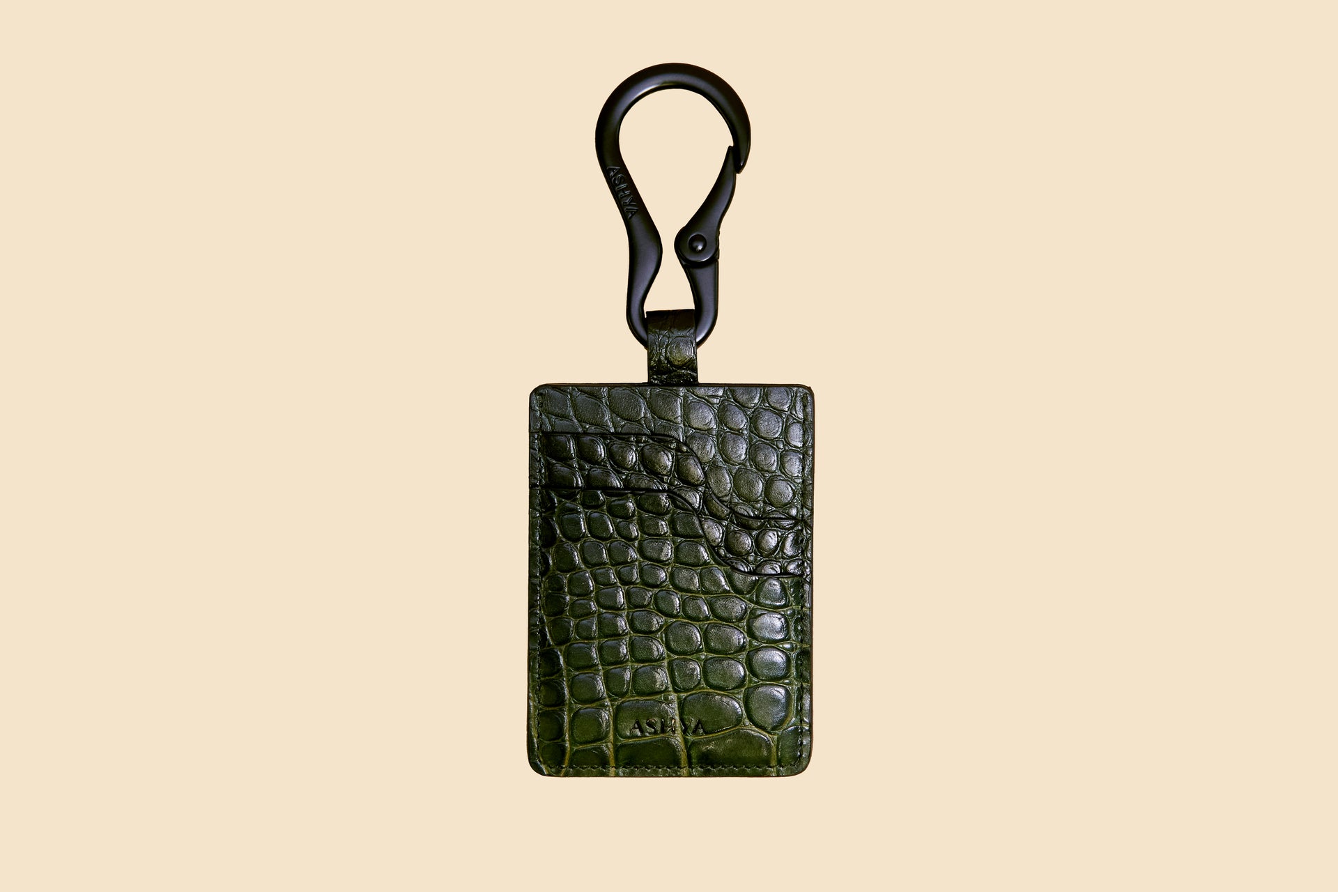 Essential Cardholder | Okra Croc