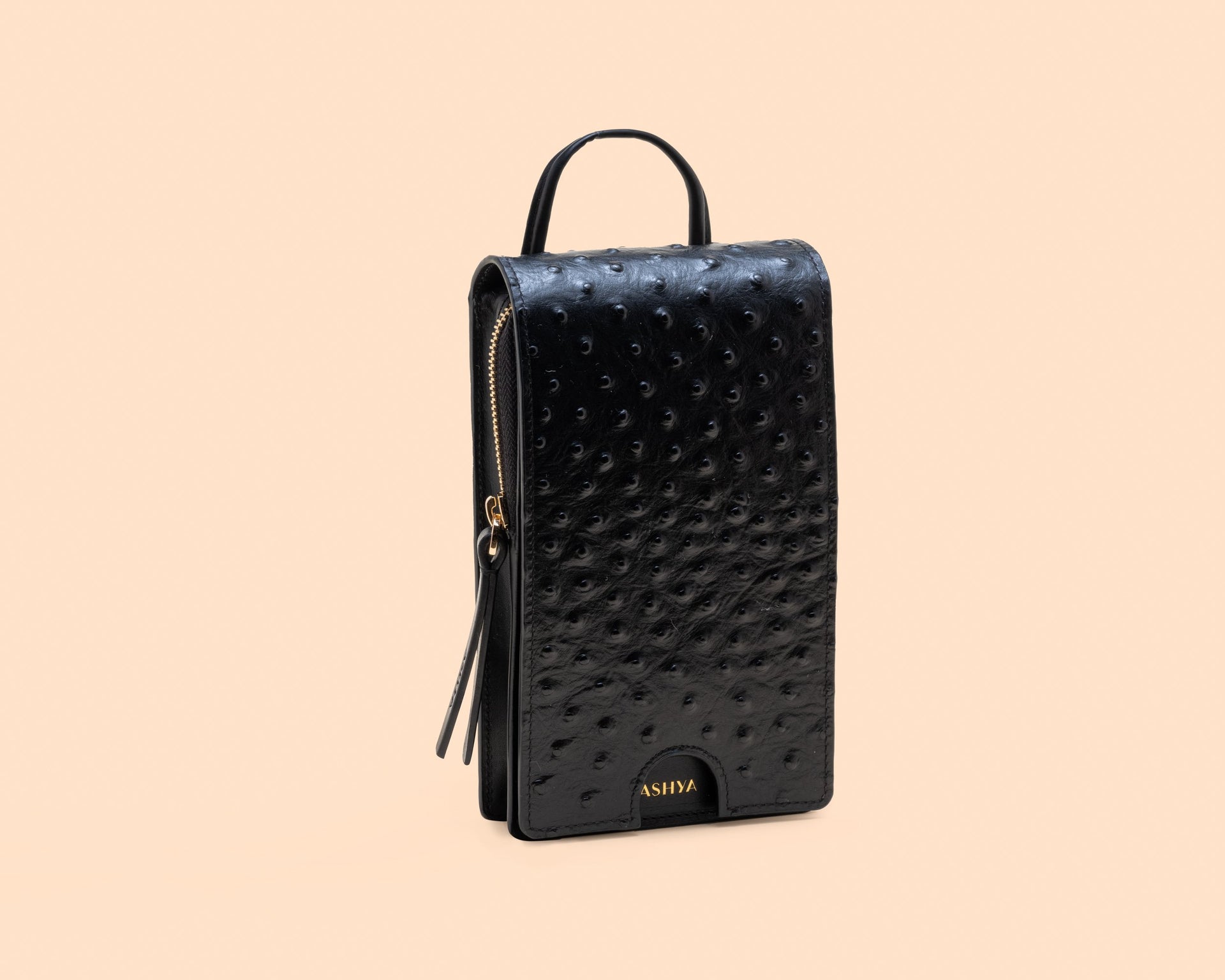 Bolo Bag | Onyx Ostrich