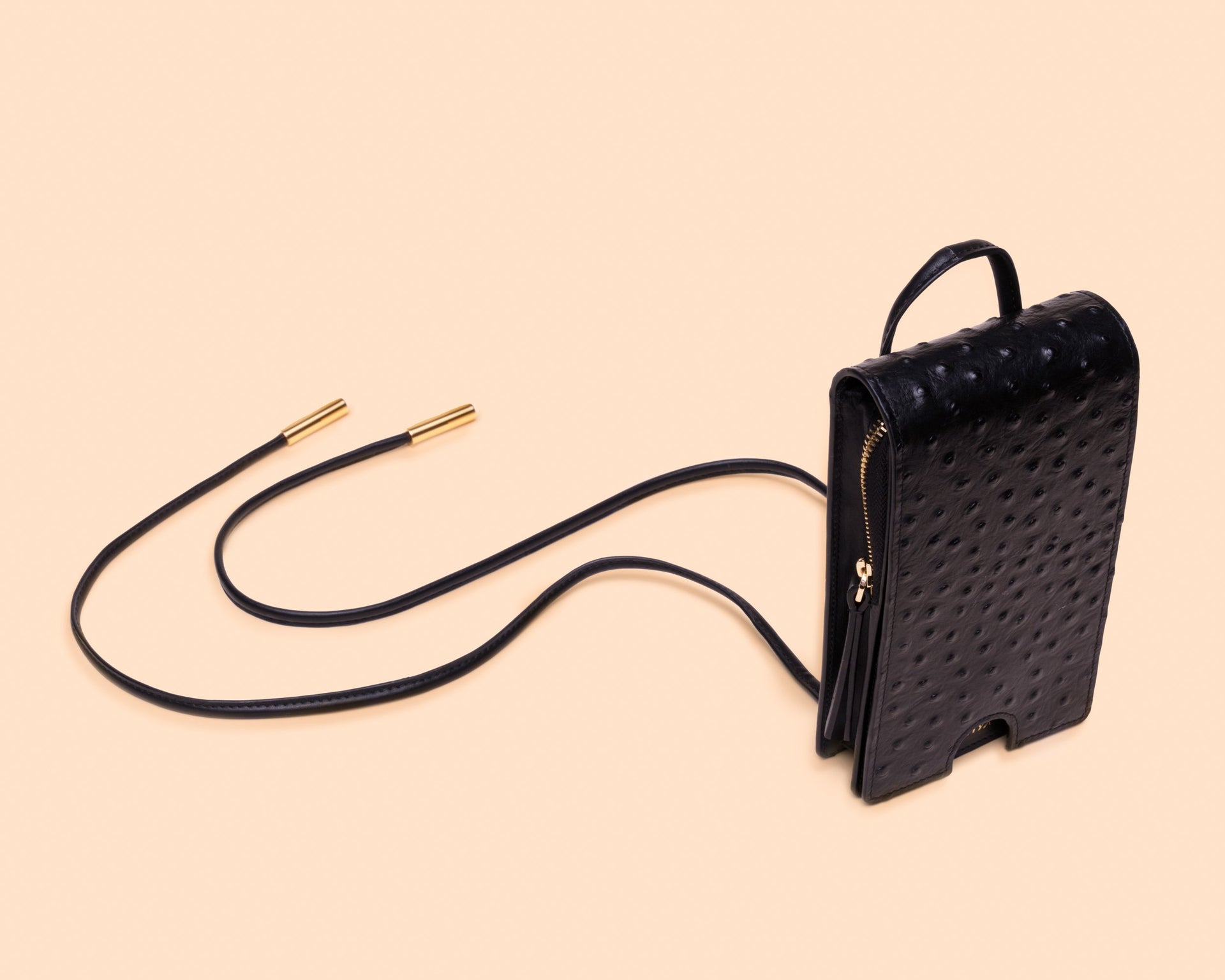 Bolo Bag | Onyx Ostrich