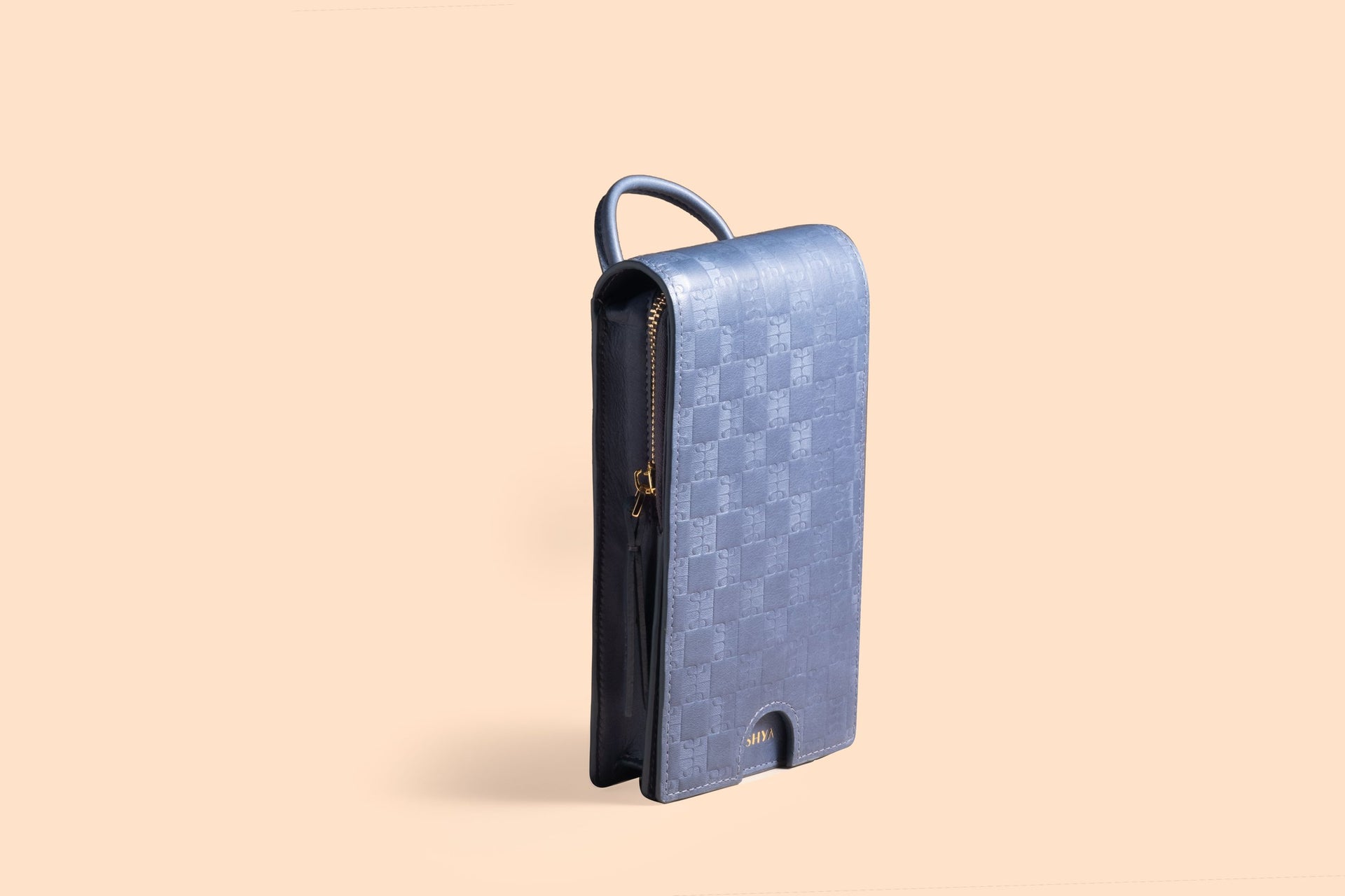 Heritage Checker Bolo Bag | Sea