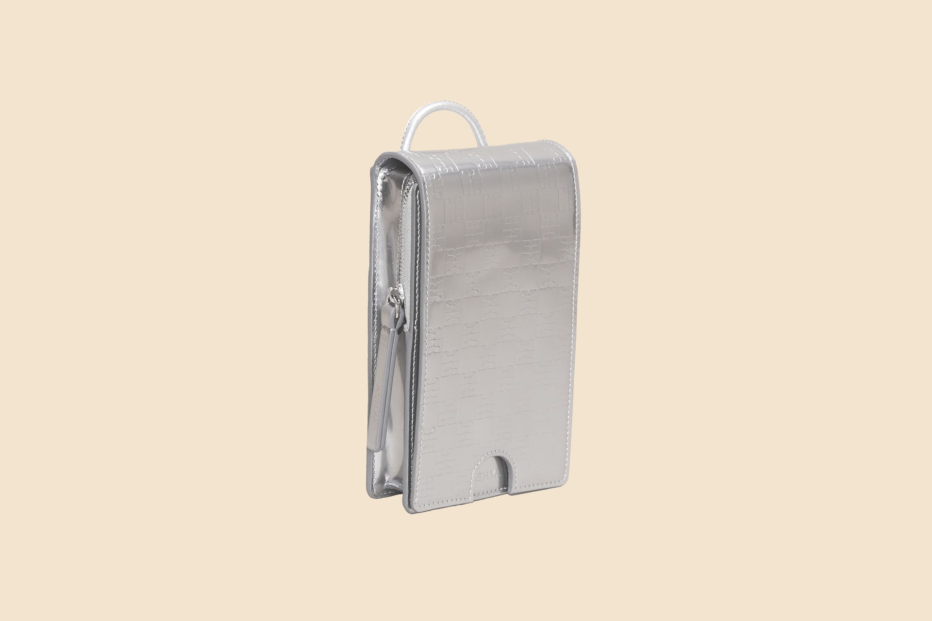Heritage Checker Bolo Bag | Chrome